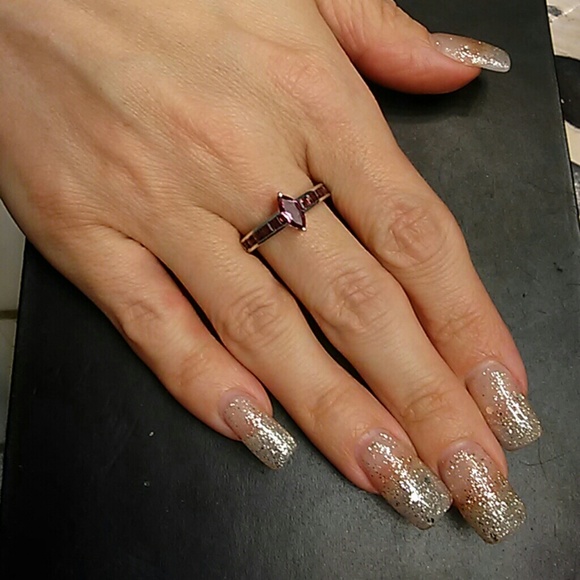 estate 925 Jewelry - 2.25ctw Genuine Garnet - Platinum/925 Sterling